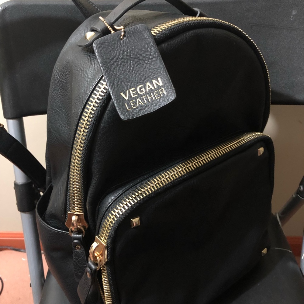 Vegan Leather backpack / purse